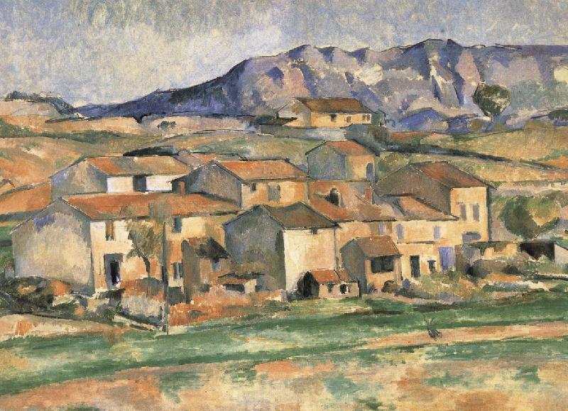 Paul Cezanne near the village garden Norge oil painting art